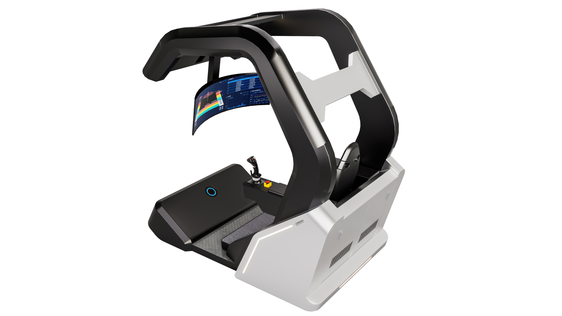 后门散热，确保模拟系统的各类硬件和软件在合理的温度范围内工作，维持模拟驾驶的稳定性和准确性，比如避免因温度过高导致传感器失灵、程序运行出错等问题。